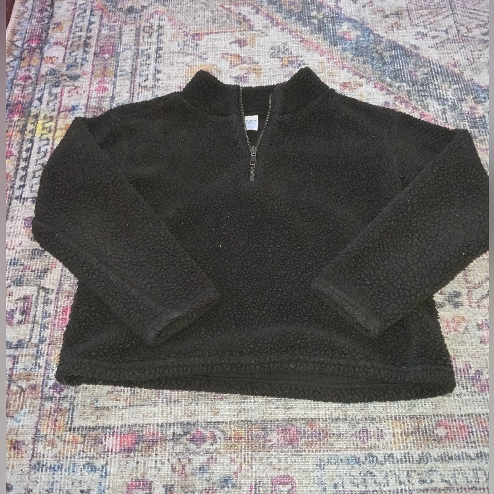 Cropped zip up jacket